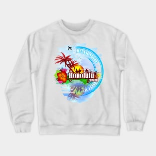 Honolulu Hawaii Crewneck Sweatshirt